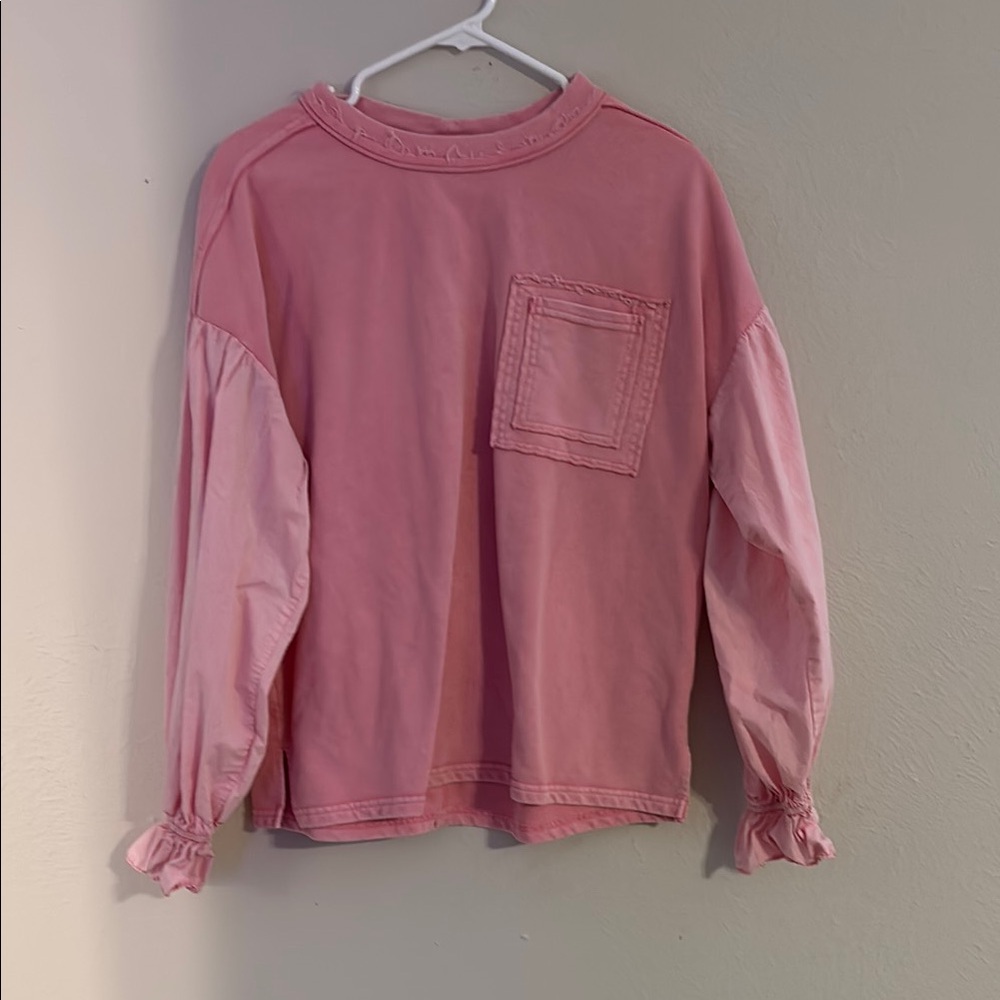 Pink Long Sleeve Top